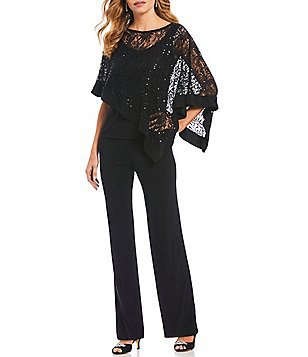 black long sleeve lace elegant blouse with chinos