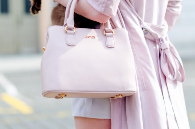 ivory wool in ivory with white soft leather handbag