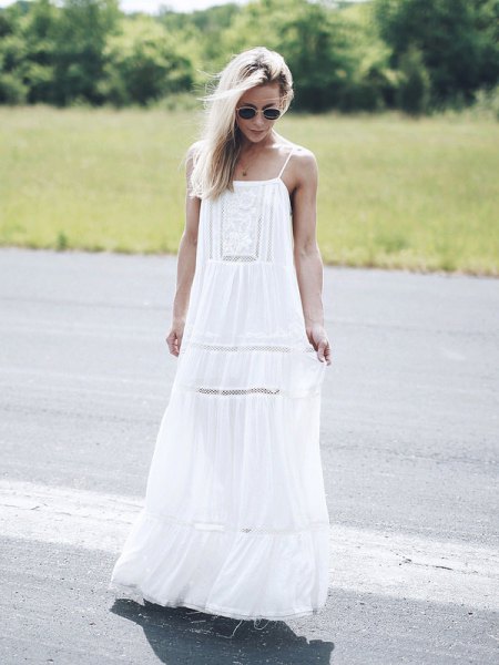 Outfit Ideas White Maxi Dress – kadininmodasi.org
