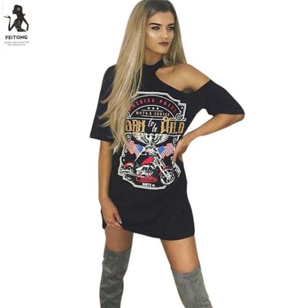 black a shoulder printed tunic tee with gray boots with high suede
