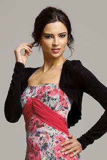 of shoulder-length printed maxi dress