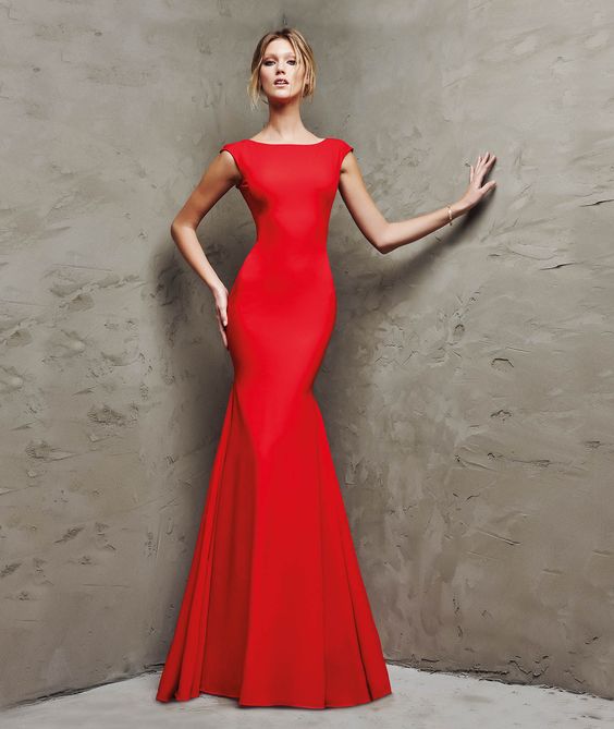 red mermaid dress classic