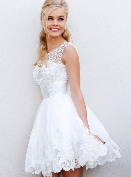 white lace tulle dress floral pattern