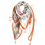 Tory Burch Scarf for Double StripesALEXIA PARMIGIANI Floral paper with scarf