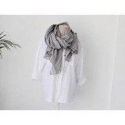 Textured long scarf