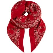 St Laurent Paisley Bandana scarf