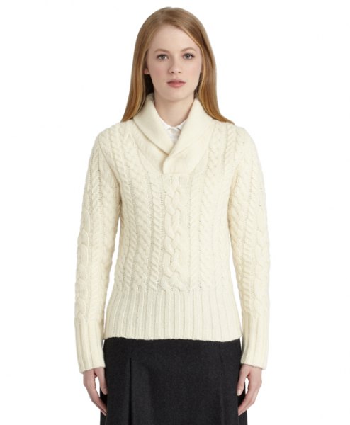 Shawl Collar Sweater Outfit Ideas for Ladies – kadininmodasi.org