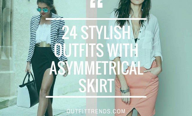 Asymmetrical Skirt Outfits-24 Ideas to Wear Asymmetrical Skirts .
