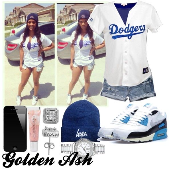 Dodgers Hype, created by fashionsetstyler on Polyvore | Dodgers .