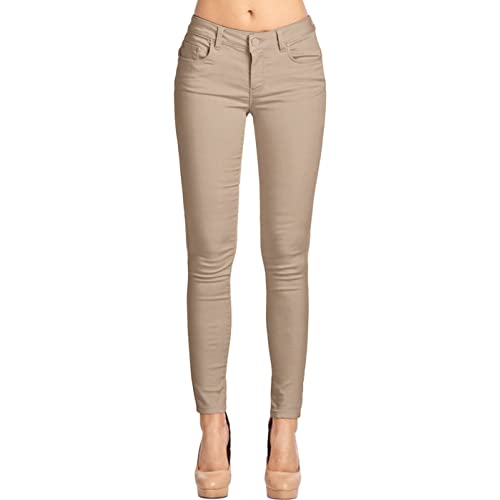 Khaki Women's Pants: Amazon.c