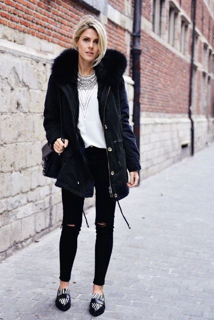 20 Fur Parka Outfit Ideas For Women - Styleohol