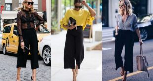 65 Black Culottes Outfit Ideas You Should Try | Style Tips For .