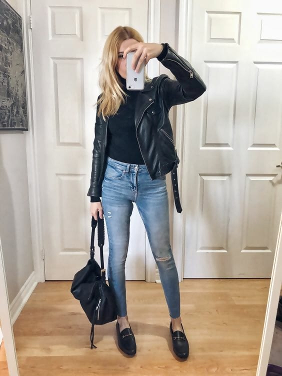 5 Best Leather Jacket Outfit Ideas to Copy N