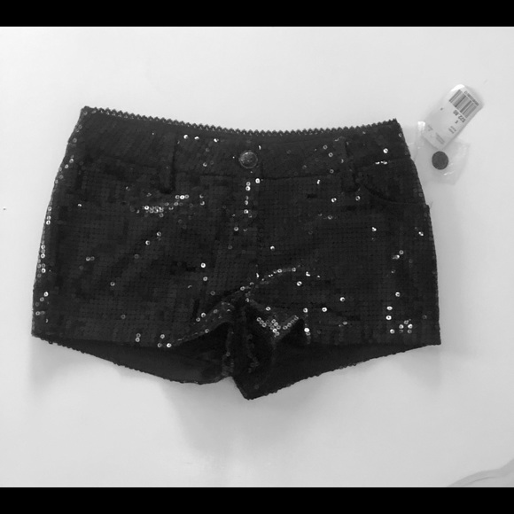 Forever 21 Shorts | Black Sequin Nwt | Poshma