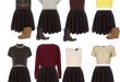 Skater Skirt Outfits by ashleightb on Polyvore | Skater skirt .
