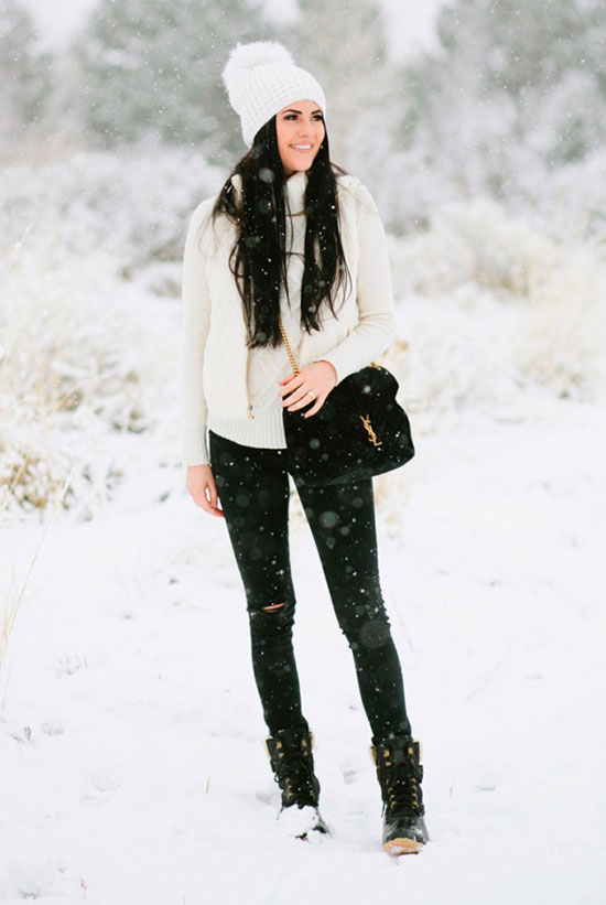 5 Stylish Snow Outfit Ideas | Be Daze Li