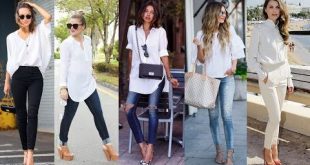 White Blouse Outfit Ideas For Ladies - YouTu