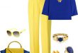 Royal blue and yellow outfit ideas | Yellow outfit, Yellow fashion .