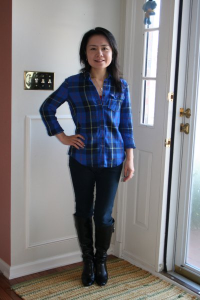How to Wear Blue Flannel Shirt: Best 13 Boyish & Cool Outfits for .