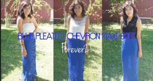 Blue Maxi Skirt Outfit Ideas - YouTu