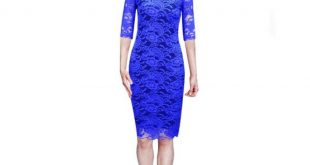 How to Style Royal Blue Lace Dress: Best 10 Elegant Outfit Ideas .