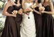 38 Cute Chocolate Brown Wedding Ideas | Brown bridesmaid dresses .