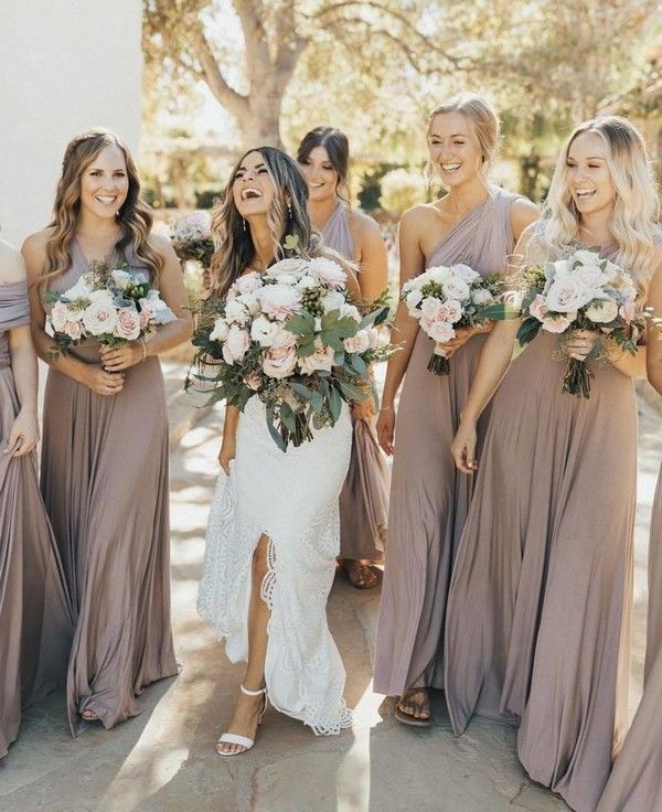 30 Chic Neutral Fall Wedding Color Ideas | Wedding bridesmaid .