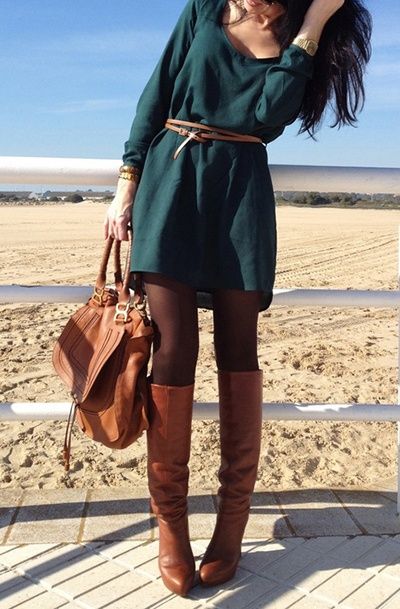28 Trendy Winter Outfit Ideas with Boots | Autumn fashion, Fashion .
