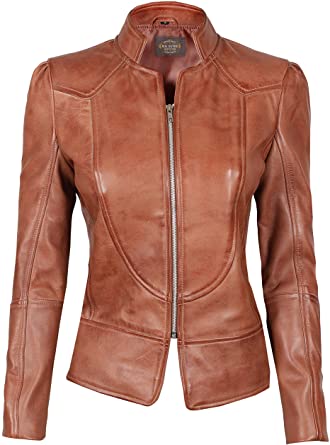 Women Leather Jacket - Real Lambskin Leather Jackets for Women at .