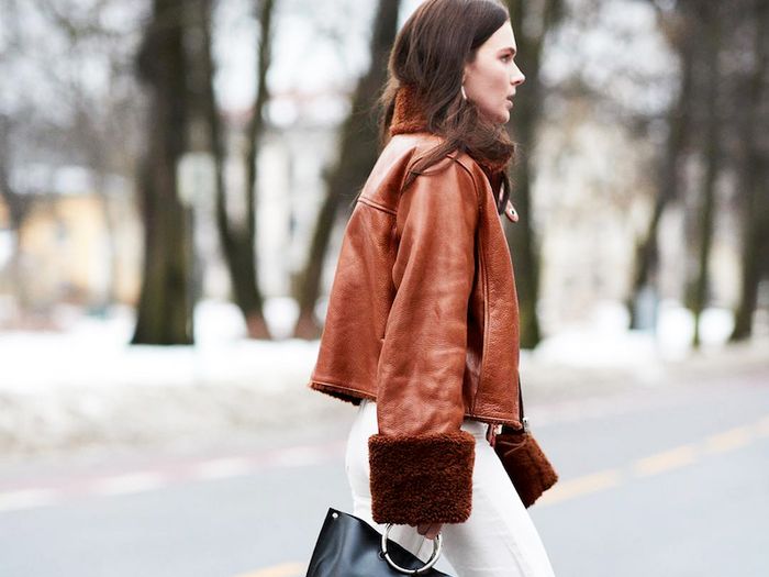 15 Brown Leather Jacket Outfits We Love | Who What We