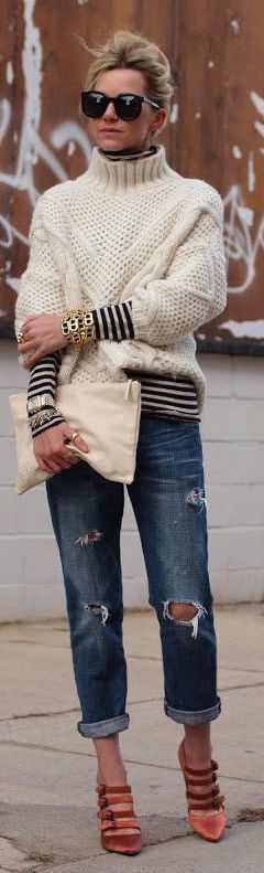 Cable Knit Cardigan Outfit Ideas