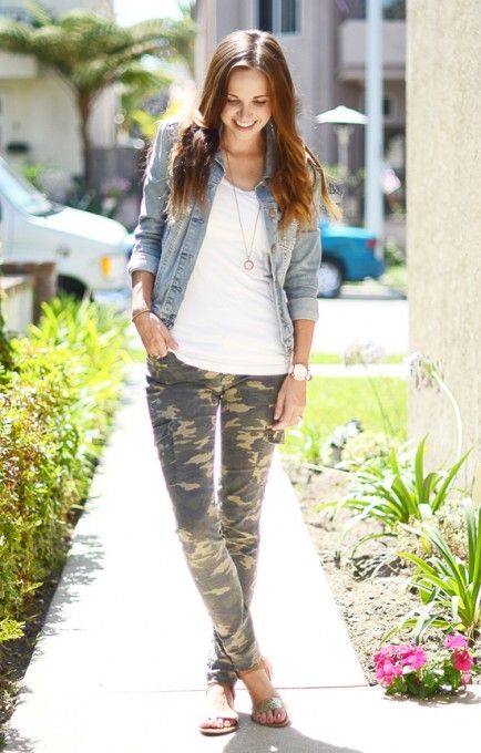 6 Ways to Style Camouflage Pants | Fashion, Style, Camo pants outf