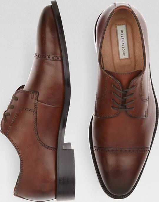 Buy a Joseph Abboud Calvin Brown Cap Toe Lace Ups and other Dress .