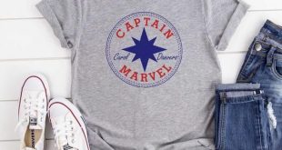 Carol Danvers t-shirt captain marvel parody logo tee shirt 20 .