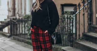 Red Plaid Pants: Chic and Grunge Outfit Ideas - FMag.c