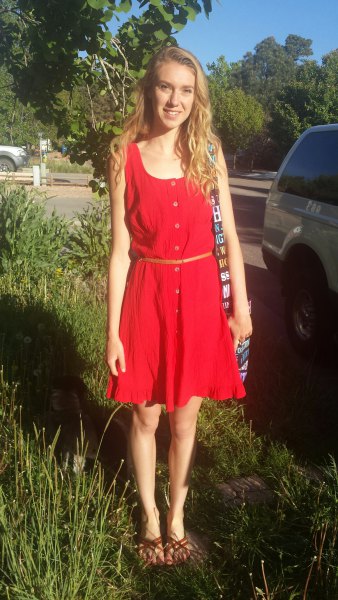 15 Cheerful Red Sundress Outfit Ideas: Style Guide - FMag.c