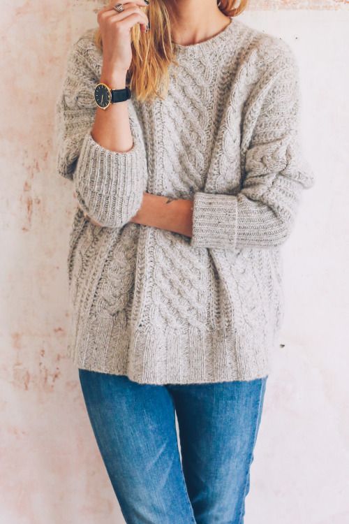 Hannah | Knit sweater outfit, Fashion, Autumn fashi