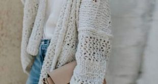 Oversize Chunky Knit Cardigan | Knit cardigan outfit, Sweater .