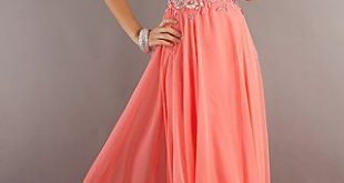 coral prom dress. ABSOLUTELY love :) Coral Dresses #2dayslook .