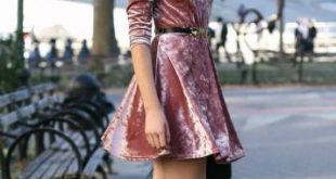 17 Cute Ways To Wear Crushed Velvet | Velvet fashion, Winter dress .