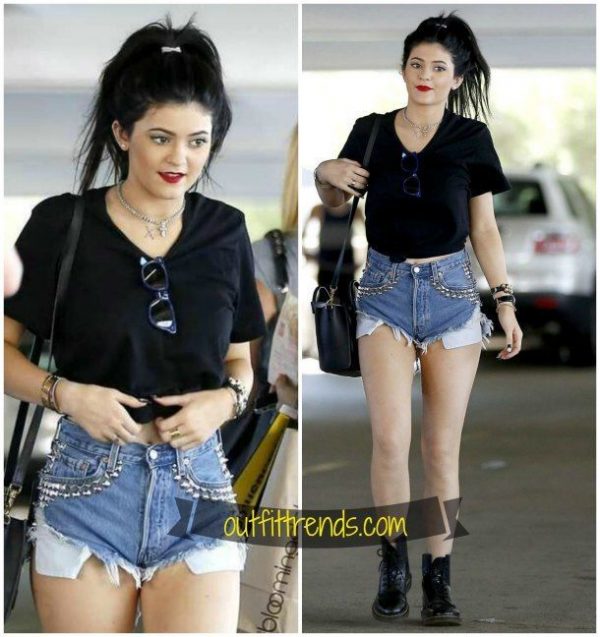 What to Wear with Denim Studded Shorts?25 Cute Outfits Ide