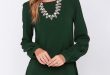 How to Style Dark Green Dress: Best 13 Deeply Beautiful Outfit .