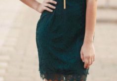 How to Style Dark Teal Dress: 15 Amazing Outfit Ideas - FMag.c