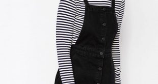How to Wear Denim Pinafore Dress: 15 Best Outfit Ideas - FMag.c
