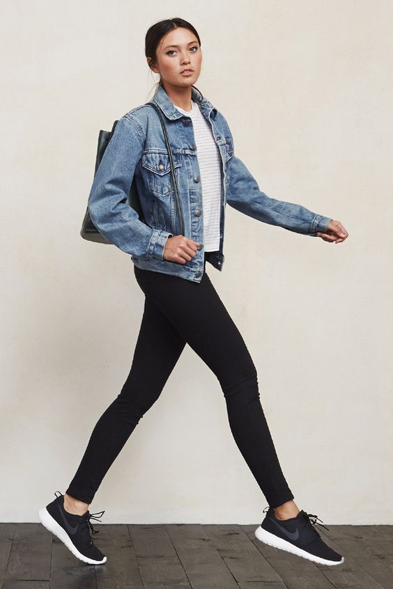 18 Styles to Wear Your Denim Jackets for Spring | Trang phục .