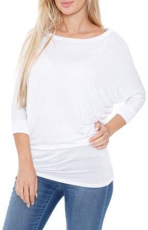 White Mark - Women's Banded Dolman Top - Walmart.com #tunicdesigns .
