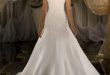 Bridal Inspiration: Lace Wedding Dresses | Drop waist wedding dre