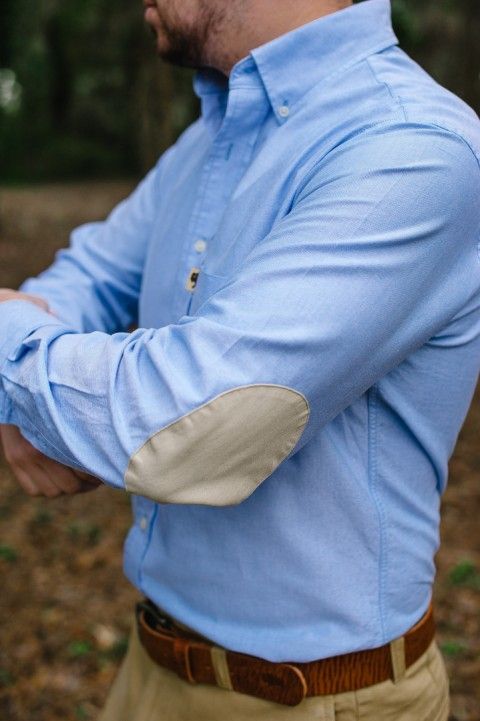 Montana Oxford Shirt with Reinforced Elbow Patches | Oxford shirt .
