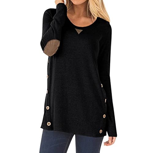 Elbow Patch Sweater for Women: Amazon.c