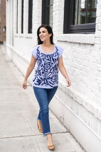 Got the Blues Embroidered Top | Current fashion trends, Fashion, To